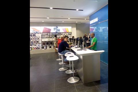 Samsung's Oxford Street store